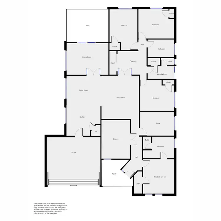 Floorplan of Homely house listing, 10 Robinhood Road, Dalyellup WA 6230