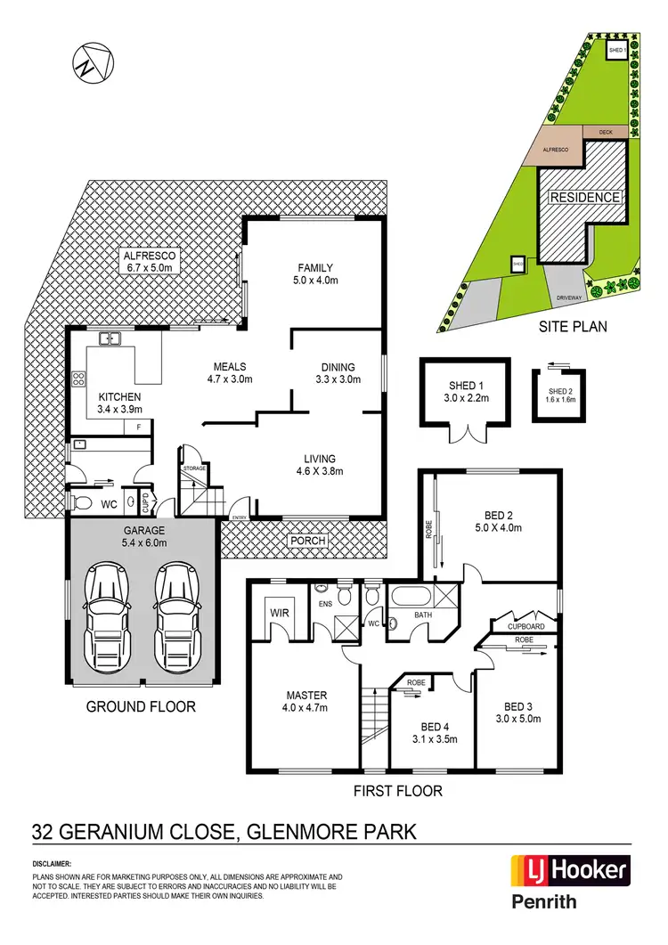 Floorplan of Homely house listing, 32 Geranium Close, Glenmore Park NSW 2745