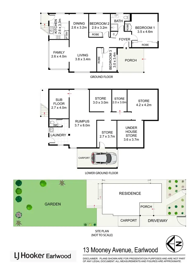 Floorplan of Homely house listing, 13 Mooney Avenue, Earlwood NSW 2206