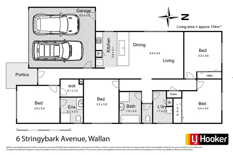 Floorplan of Homely house listing, 6 Stringybark Avenue, Wallan VIC 3756