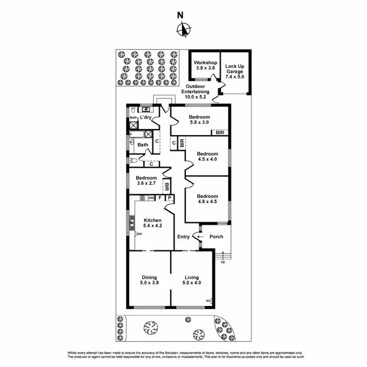 Floorplan of Homely house listing, 28 Third Avenue, Hoppers Crossing VIC 3029