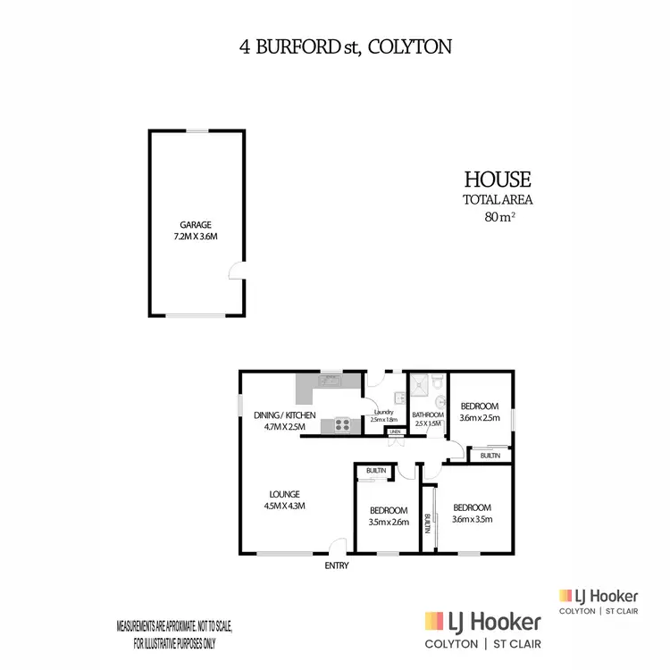 Floorplan of Homely house listing, 4 Burford Street, Colyton NSW 2760
