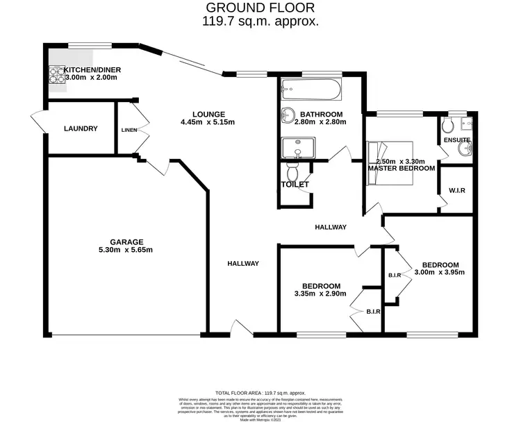 Floorplan of Homely house listing, 2/66-68 Greta Street, Aberdare NSW 2325