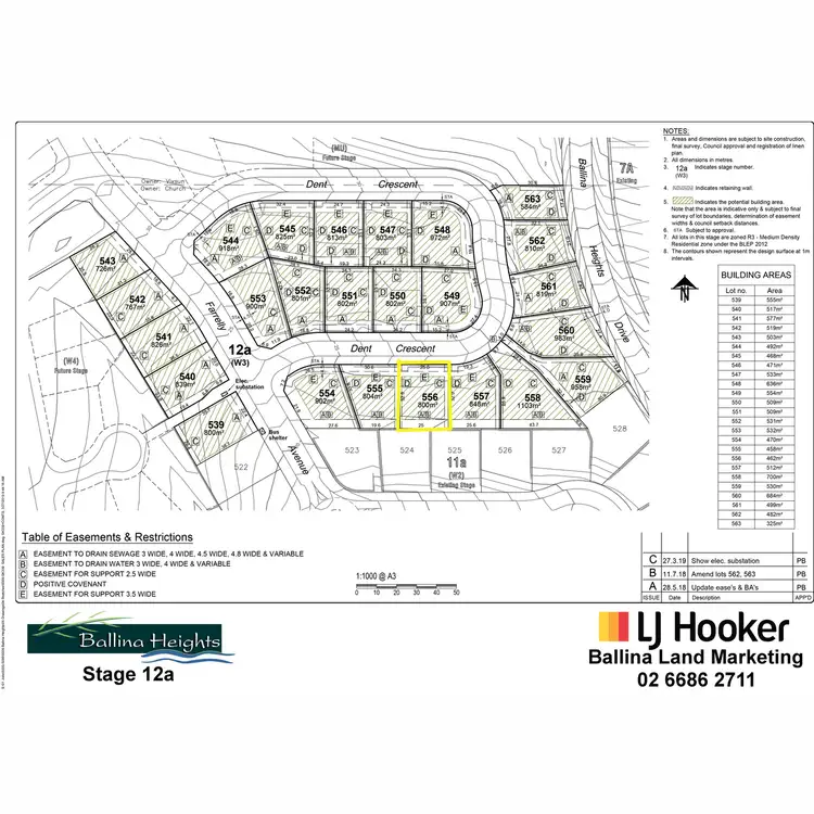 Floorplan of Homely land listing, 10 Dent Crescent (Lot 556), Cumbalum NSW 2478