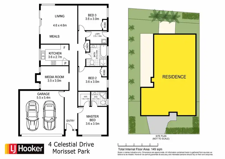 Floorplan of Homely house listing, 4 Celestial Drive, Morisset Park NSW 2264