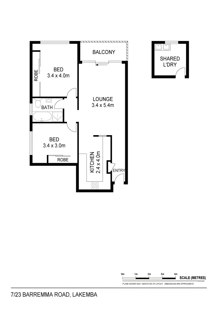 Floorplan of Homely apartment listing, 7/23 Barremma Road, Lakemba NSW 2195