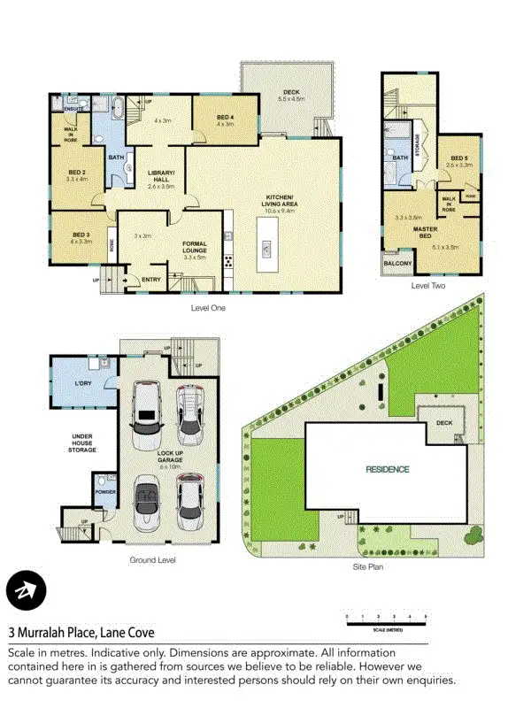Floorplan of Homely house listing, 3 Murralah Place, Lane Cove NSW 2066