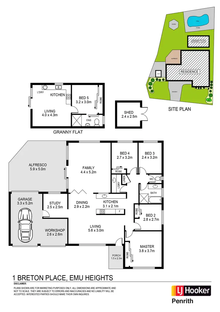 Floorplan of Homely house listing, 1 Breton Place, Emu Heights NSW 2750