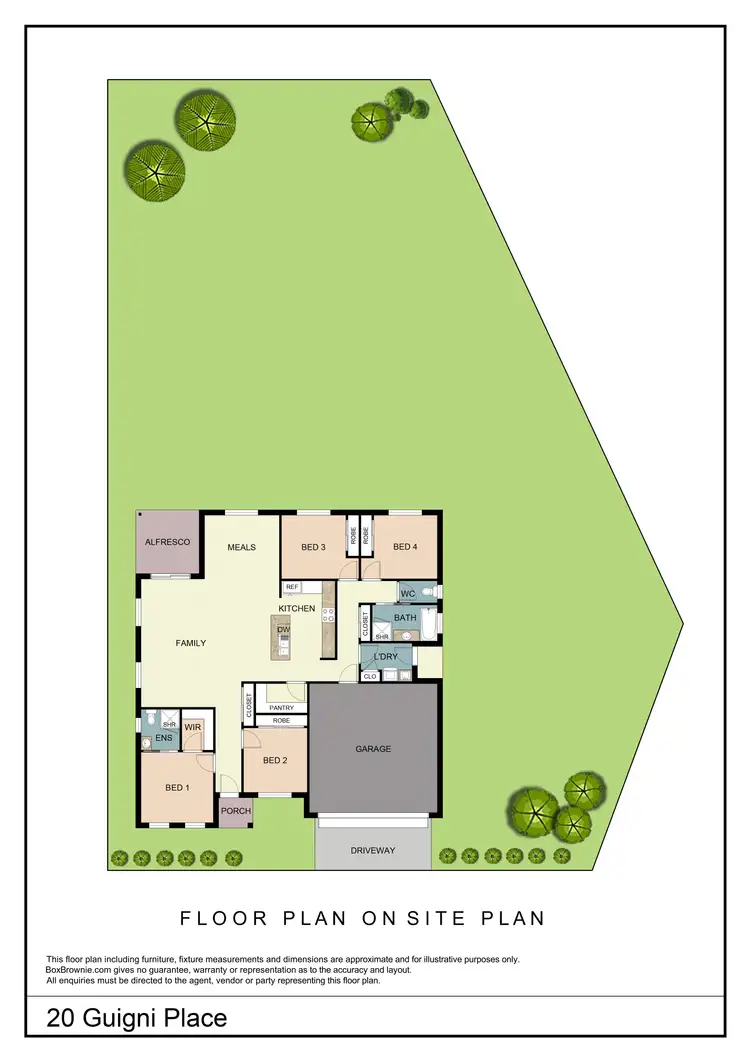 Floorplan of Homely house listing, 20 Guigni Place, Young NSW 2594