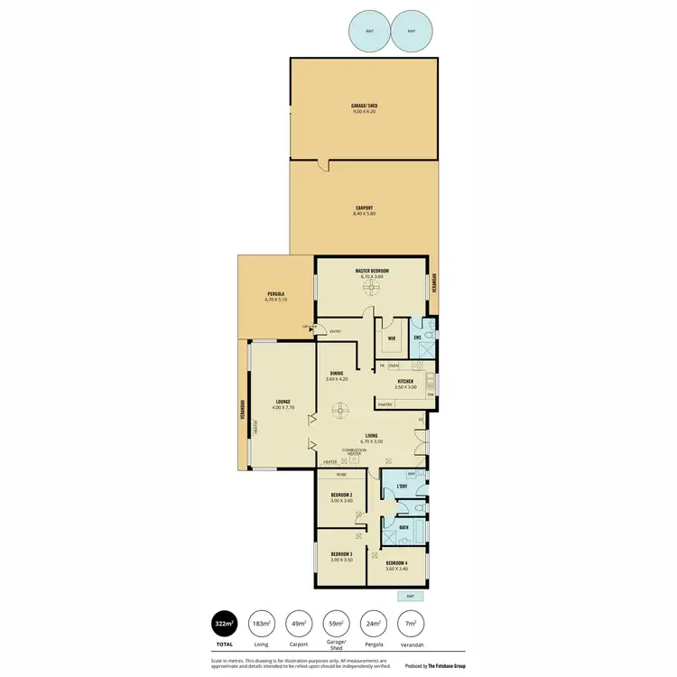 Floorplan of Homely house listing, 24 Adams Road, Williamstown SA 5351