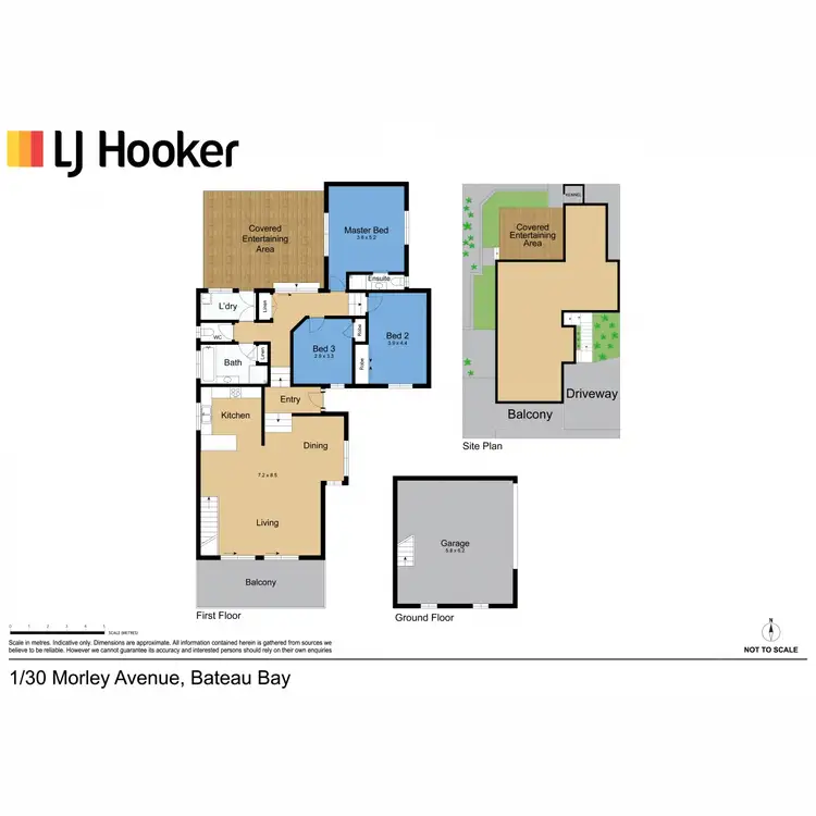 Floorplan of Homely house listing, 1/30 Morley Avenue, Bateau Bay NSW 2261