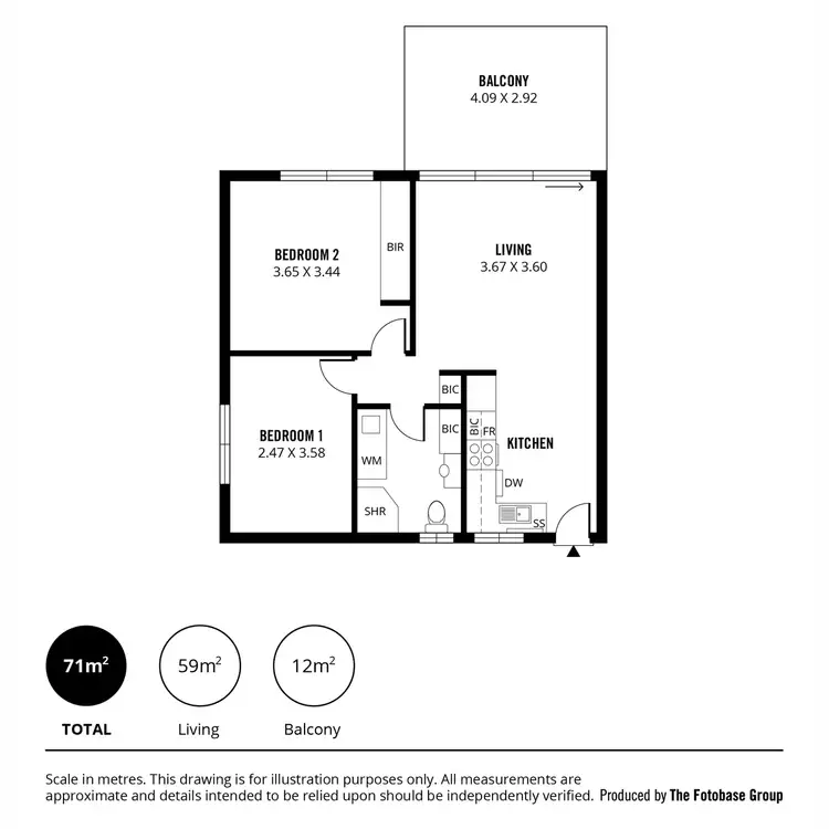 Floorplan of Homely unit listing, 5/12 Thornton Street, Kensington SA 5068