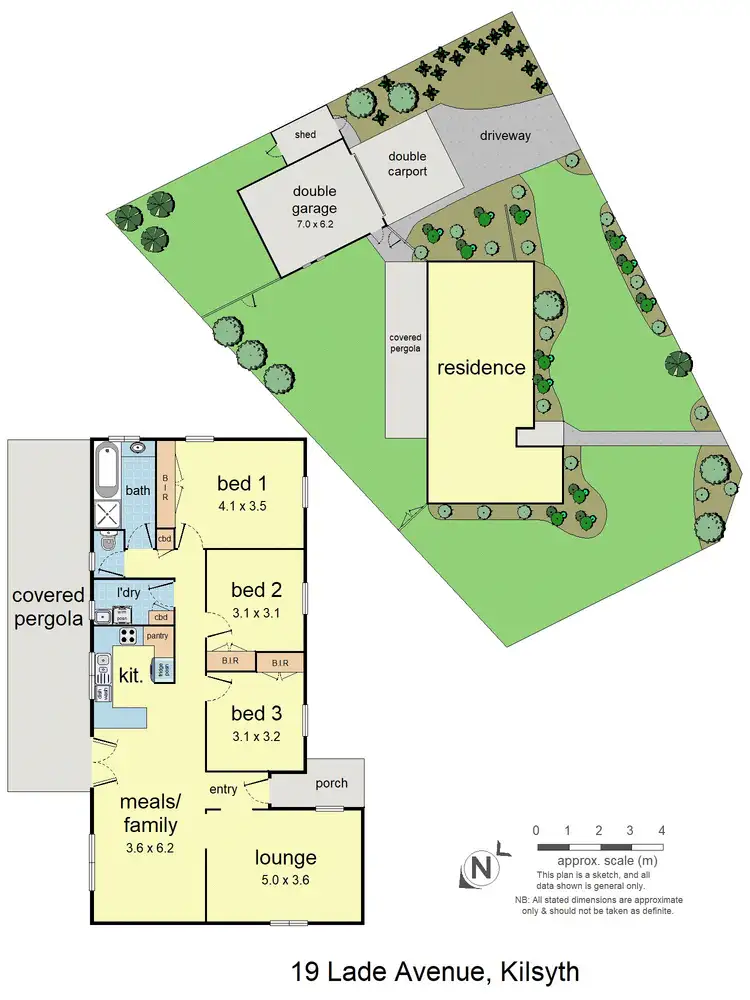 Floorplan of Homely house listing, 19 Lade Avenue, Kilsyth VIC 3137