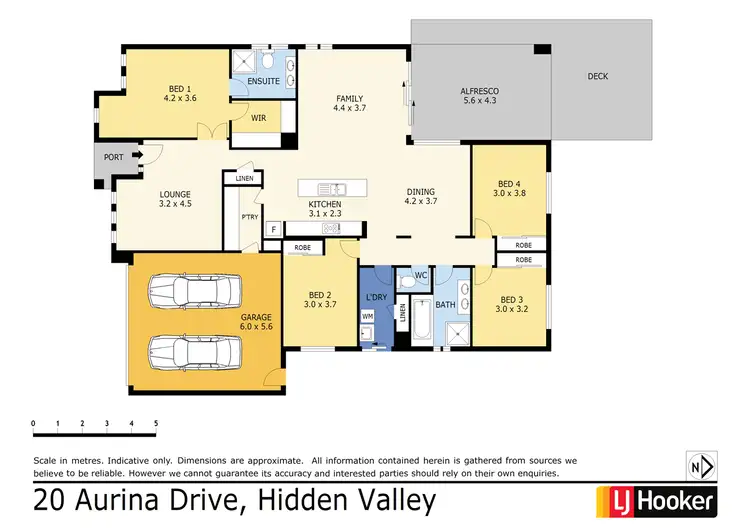 Floorplan of Homely house listing, 20 Aurina Drive, Hidden Valley VIC 3756