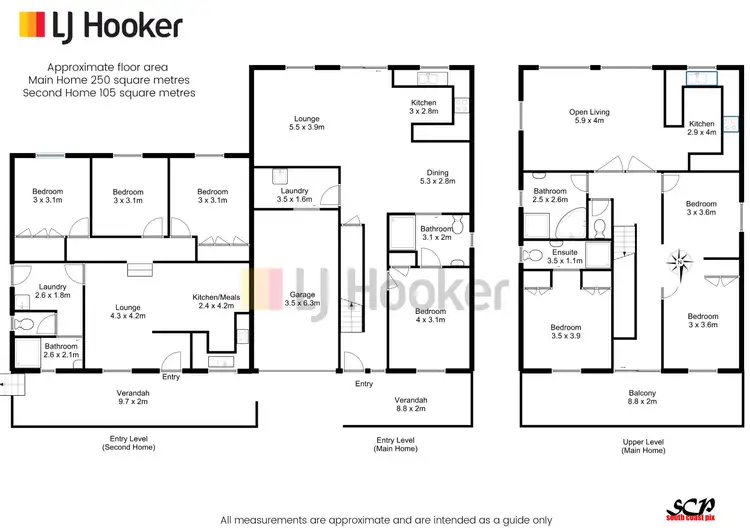 Floorplan of Homely semi-detached listing, 23 Pleasurelea Drive, Sunshine Bay NSW 2536
