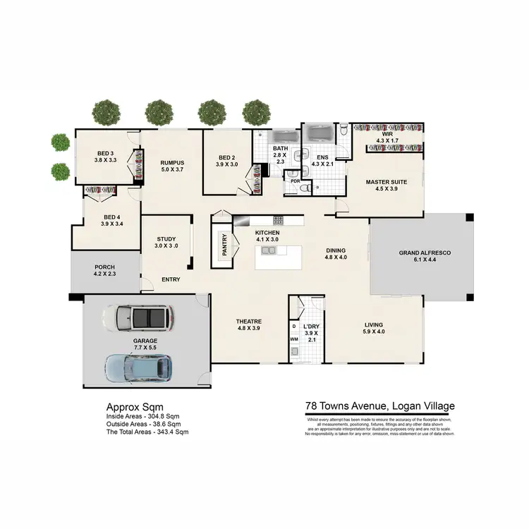 Floorplan of Homely house listing, 78 Towns Avenue, Logan Village QLD 4207