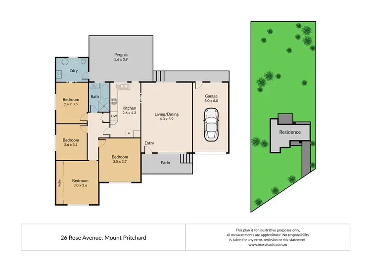 Floorplan of Homely house listing, 26 Rose Avenue, Mount Pritchard NSW 2170