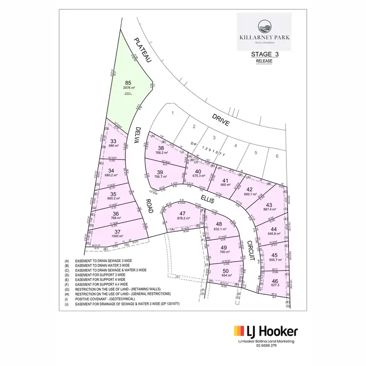 Floorplan of Homely land listing, Lot 35 Delva Road 'Killarney Park Estate', Wollongbar NSW 2477