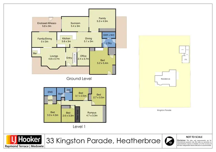 Floorplan of Homely house listing, 33 Kingston Parade, Heatherbrae NSW 2324