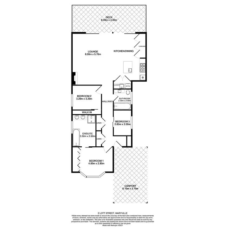 Floorplan of Homely house listing, 2 Lott St, Maryville NSW 2293