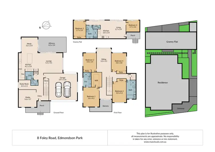 Floorplan of Homely house listing, 8 Foley Road, Edmondson Park NSW 2174
