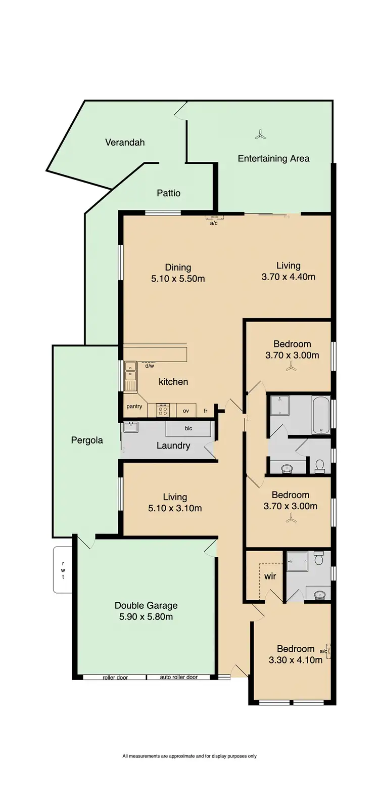 Floorplan of Homely house listing, 2A Fairway Drive, Mccracken SA 5211