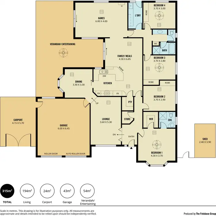 Floorplan of Homely house listing, 12 Madigan Court, Greenwith SA 5125