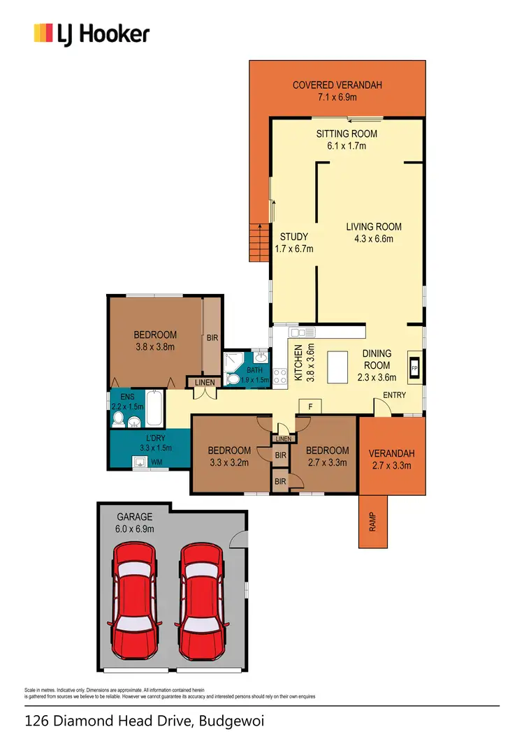 Floorplan of Homely house listing, 126 Diamond Head Drive, Budgewoi NSW 2262