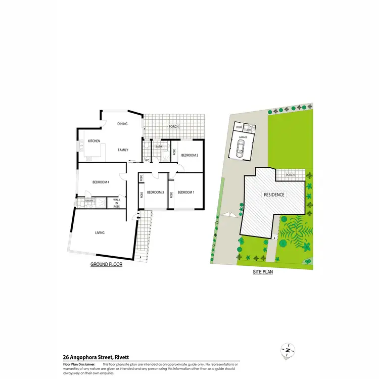 Floorplan of Homely house listing, 26 Angophora Street, Rivett ACT 2611