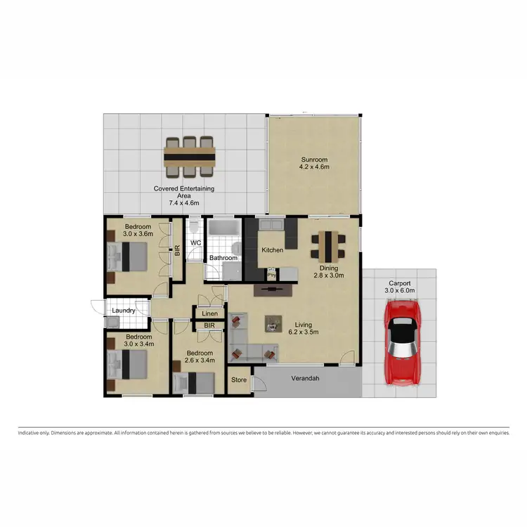 Floorplan of Homely house listing, 32/210 Newman Morris Circuit, Oxley ACT 2903