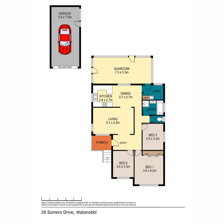 Floorplan of Homely house listing, 28 Somers Drive, Watanobbi NSW 2259