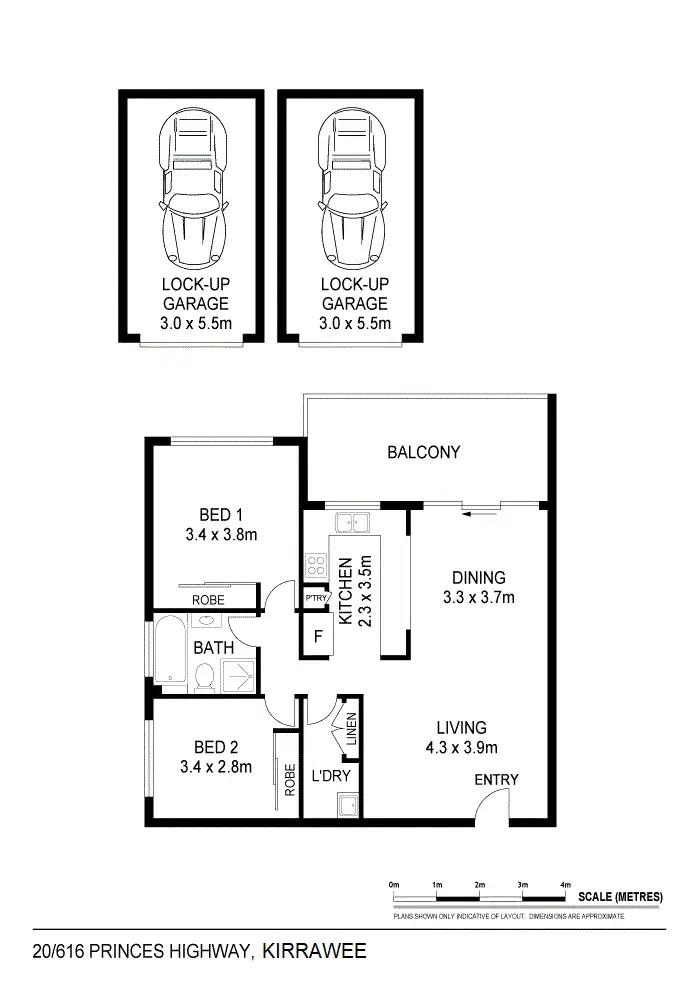 Floorplan of Homely apartment listing, 20/616-618 Princes Highway, Kirrawee NSW 2232