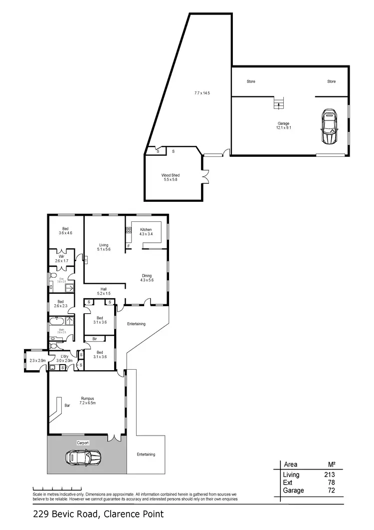 Floorplan of Homely house listing, 229 Bevic Road, Clarence Point TAS 7270