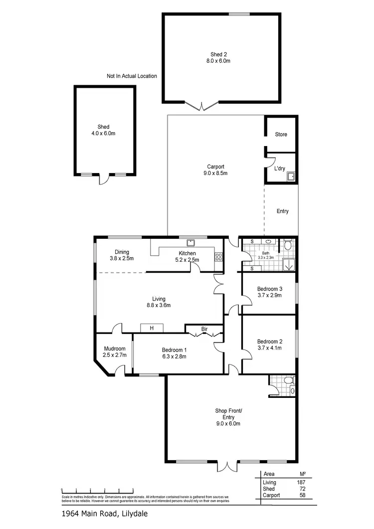 Floorplan of Homely house listing, 1964 Main Road, Lilydale TAS 7268