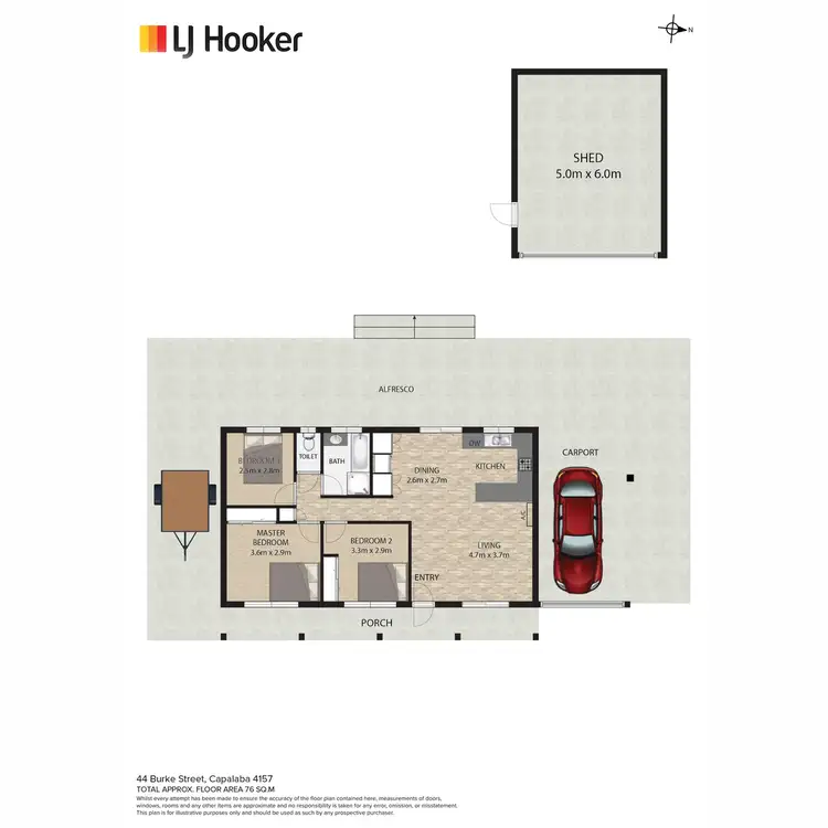 Floorplan of Homely house listing, 44 Burke Street, Capalaba QLD 4157
