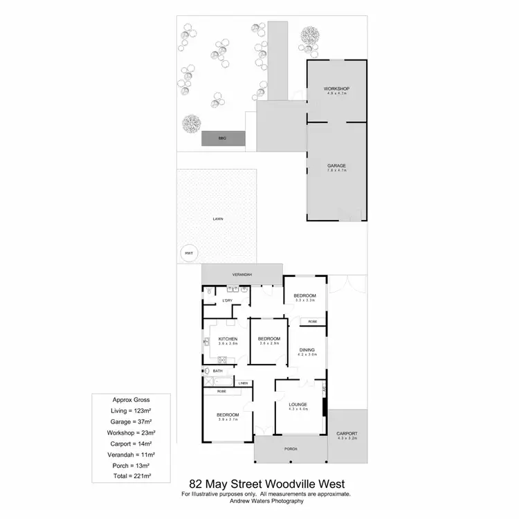 Floorplan of Homely house listing, 82 May Street, Woodville West SA 5011