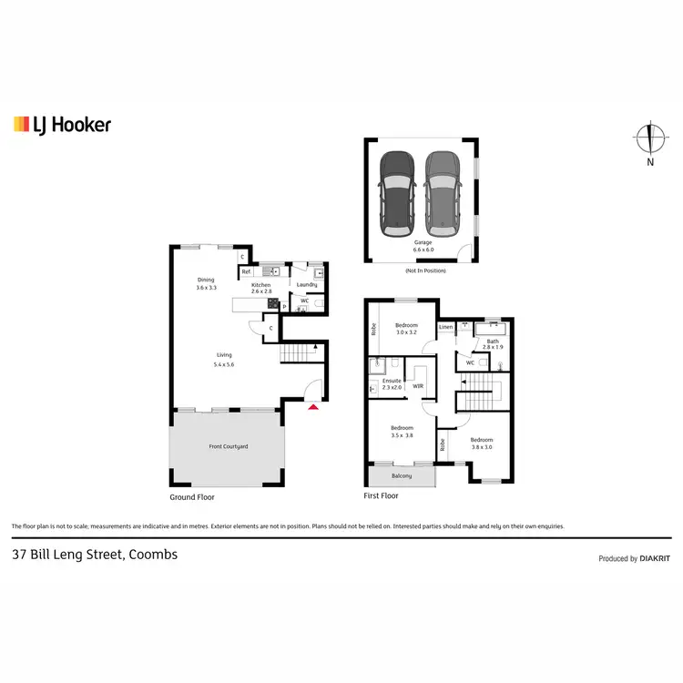 Floorplan of Homely house listing, 37 Bill Leng Street, Coombs ACT 2611