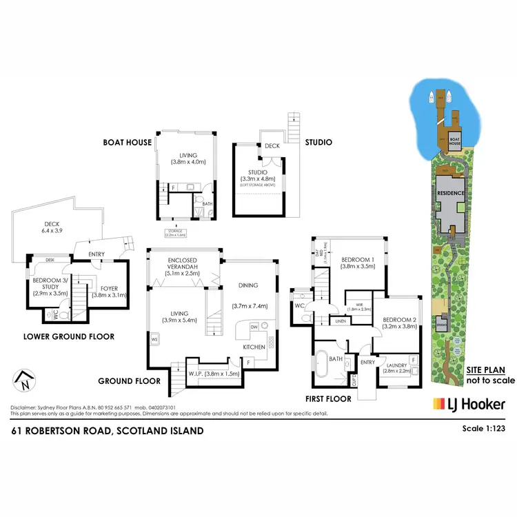 Floorplan of Homely house listing, 61 Robertson Road, Scotland Island NSW 2105