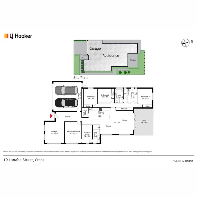 Floorplan of Homely house listing, 19 Lanaba Street, Crace ACT 2911