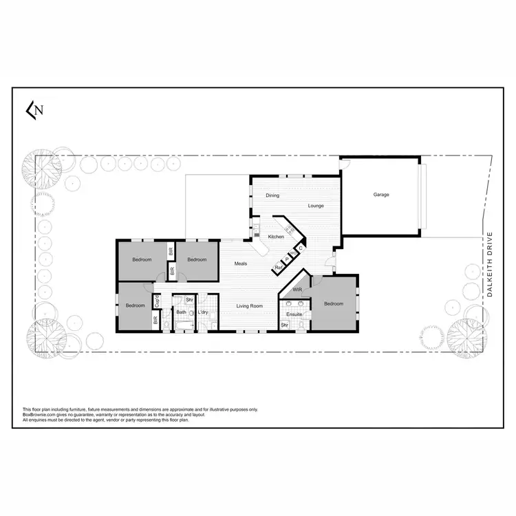 Floorplan of Homely house listing, 4 Dalkeith Drive, Point Cook VIC 3030