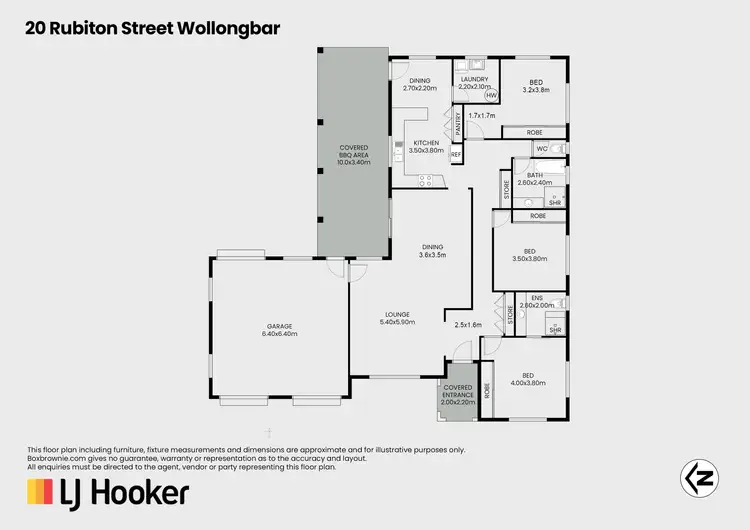 Floorplan of Homely house listing, 20 Rubiton Street, Wollongbar NSW 2477