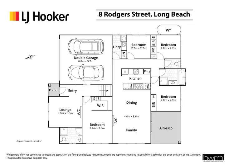 Floorplan of Homely house listing, 8 Rodgers Street, Long Beach NSW 2536