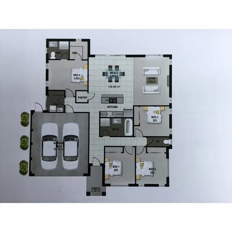 Floorplan of Homely house listing, 44 Newington Drive, Cranbourne East VIC 3977