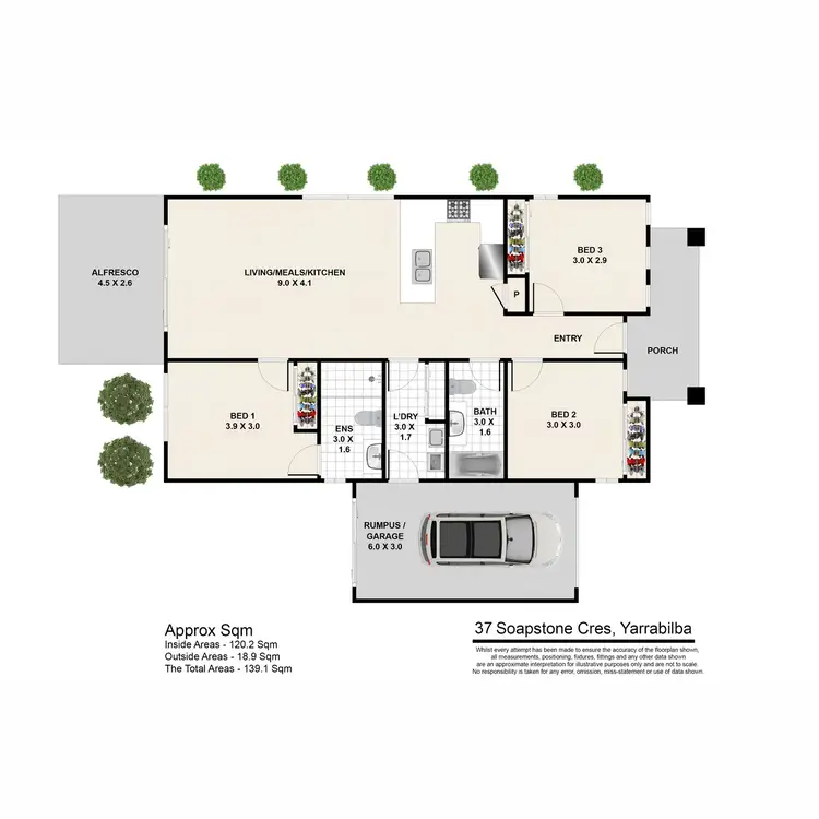 Floorplan of Homely house listing, 37 Soapstone Crescent, Yarrabilba QLD 4207