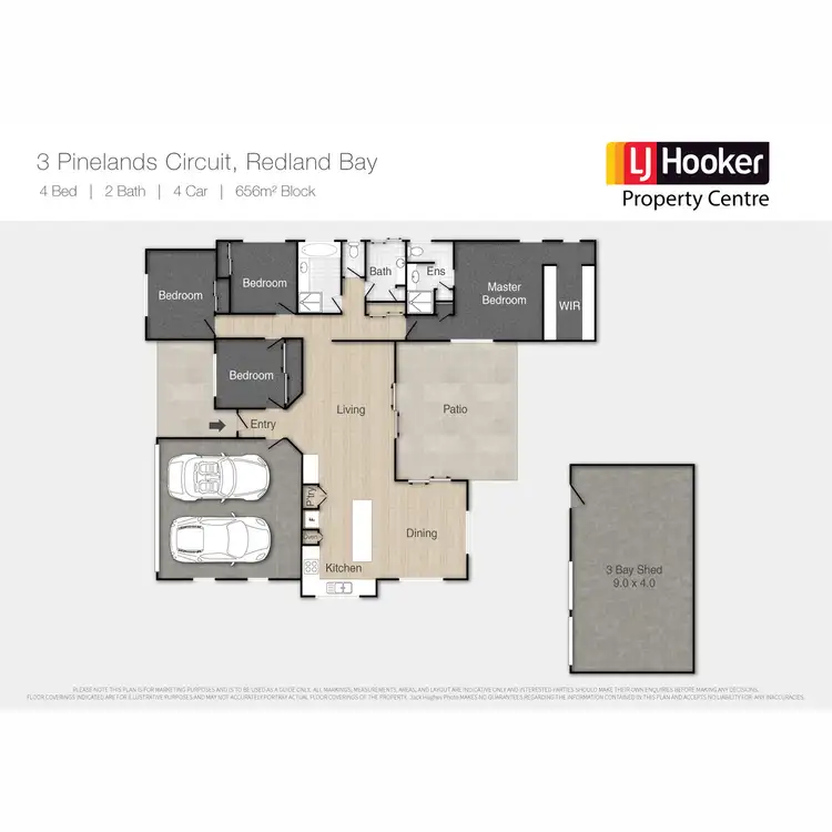 Floorplan of Homely house listing, 3 Pinelands Circuit, Redland Bay QLD 4165