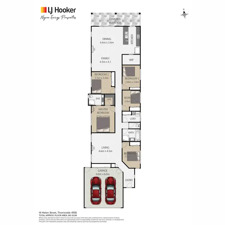 Floorplan of Homely house listing, 14 Helen Street, Thorneside QLD 4158