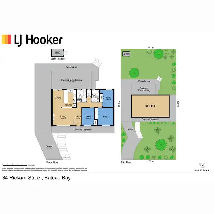 Floorplan of Homely house listing, 34 Rickard Street, Bateau Bay NSW 2261