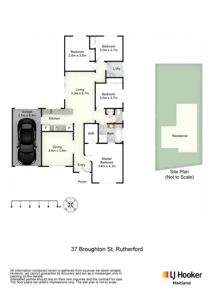 Floorplan of Homely house listing, 37 Broughton Street, Rutherford NSW 2320