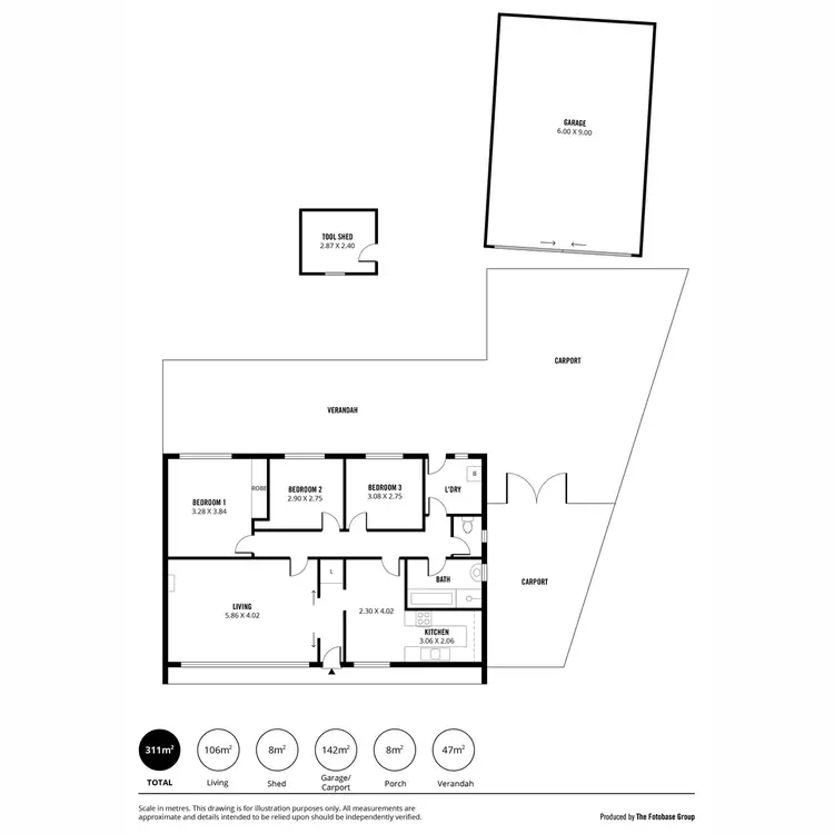 Floorplan of Homely house listing, 32 Leabrook Drive, Para Hills SA 5096