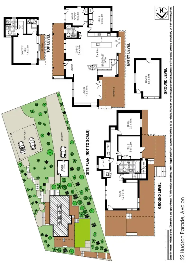 Floorplan of Homely house listing, 22 Hudson Parade, Avalon Beach NSW 2107